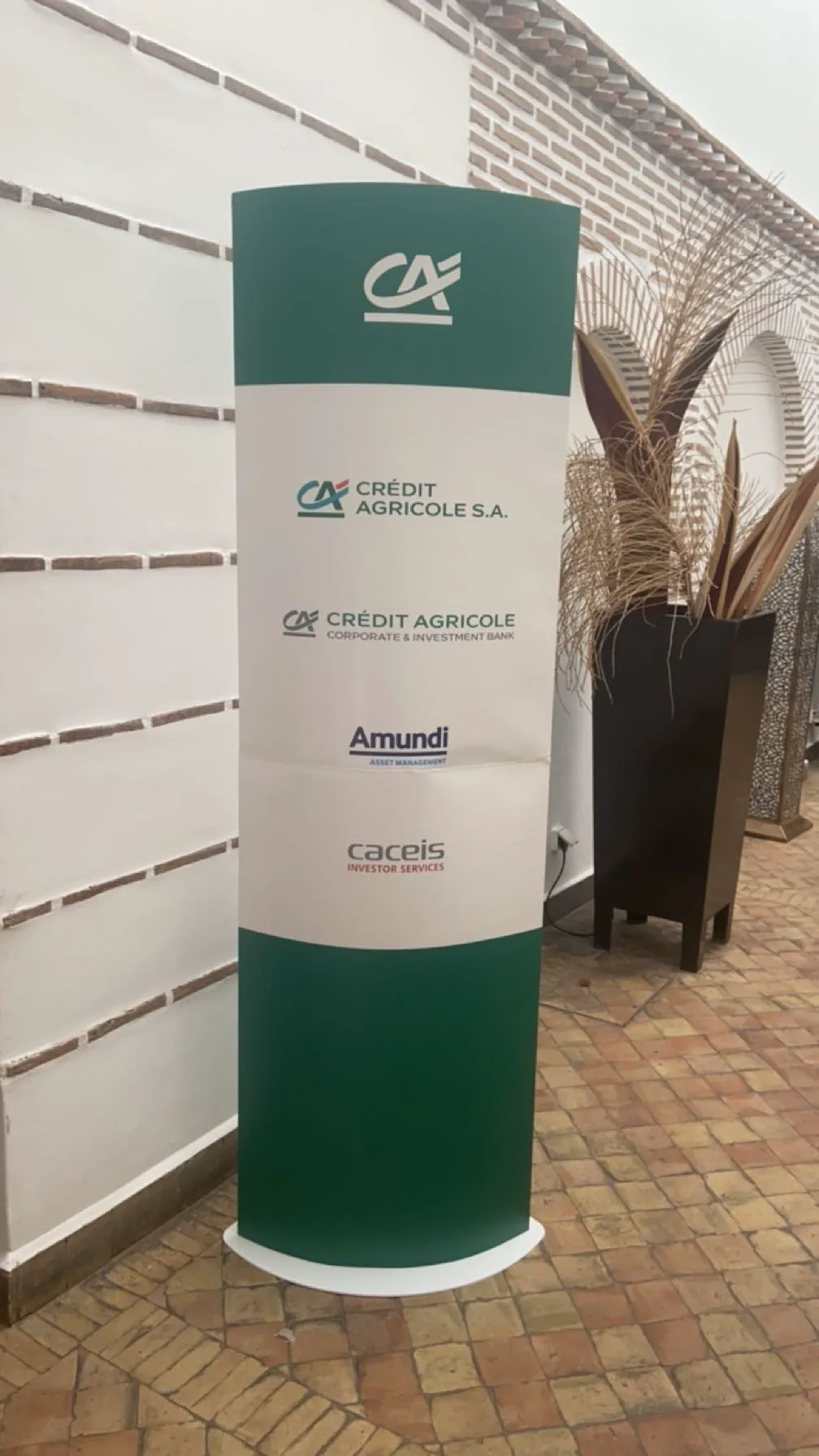 Accueil corporate Crédit Agricole à Marrakech